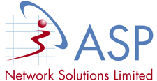ASP Network Solutions Dorset company logo design
