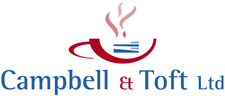 Campbell and Toft Catering company logo design