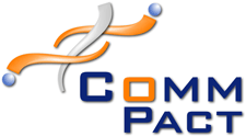 Comm Pact IT company logo design