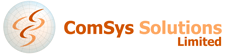 Comsys Solutions Ltd Technology company logo design