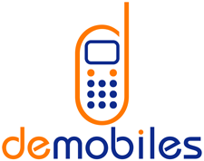 demobiles West Sussex company logo design