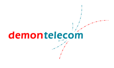 Demon Telecom Yorkshire company logo design