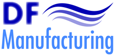 DF Manufacturing Nottinghamshire company logo design