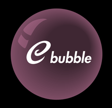 eBubble Oxfordshire company logo design