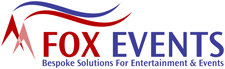 Fox Events Corporate Events company logo design