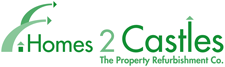 Homes2Castles Kent company logo design