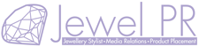 Jewel PR London company logo design