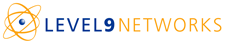 Level 9 Networks London company logo design