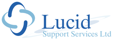 Lucid Support Services IT company logo design