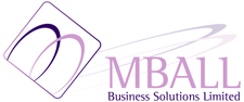 M Ball IT company logo design