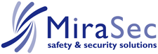 MiraSec Security company logo design