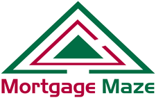 Mortgage Maze London company logo design