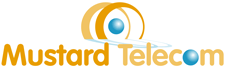 Mustard Telecom Hertfordshire company logo design