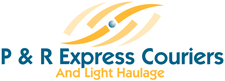 P&P Express Couriers Transport company logo design