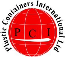 Plastic Containers International West Midlands company logo design