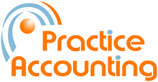 Practice Accounting Accountancy company logo design