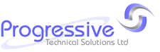 Progressive Technical Solutions Technology company logo design