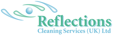 Reflections Cleaning Services Gloucestershire company logo design