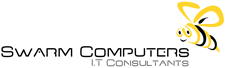 Swarm Computers Kent company logo design