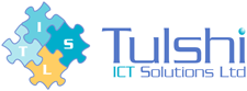 Tulshi ICT Solutions Ltd London company logo design