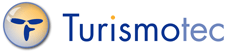 Turismotec Holidays company logo design