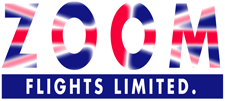 Zoom Flights Ltd Holidays company logo design